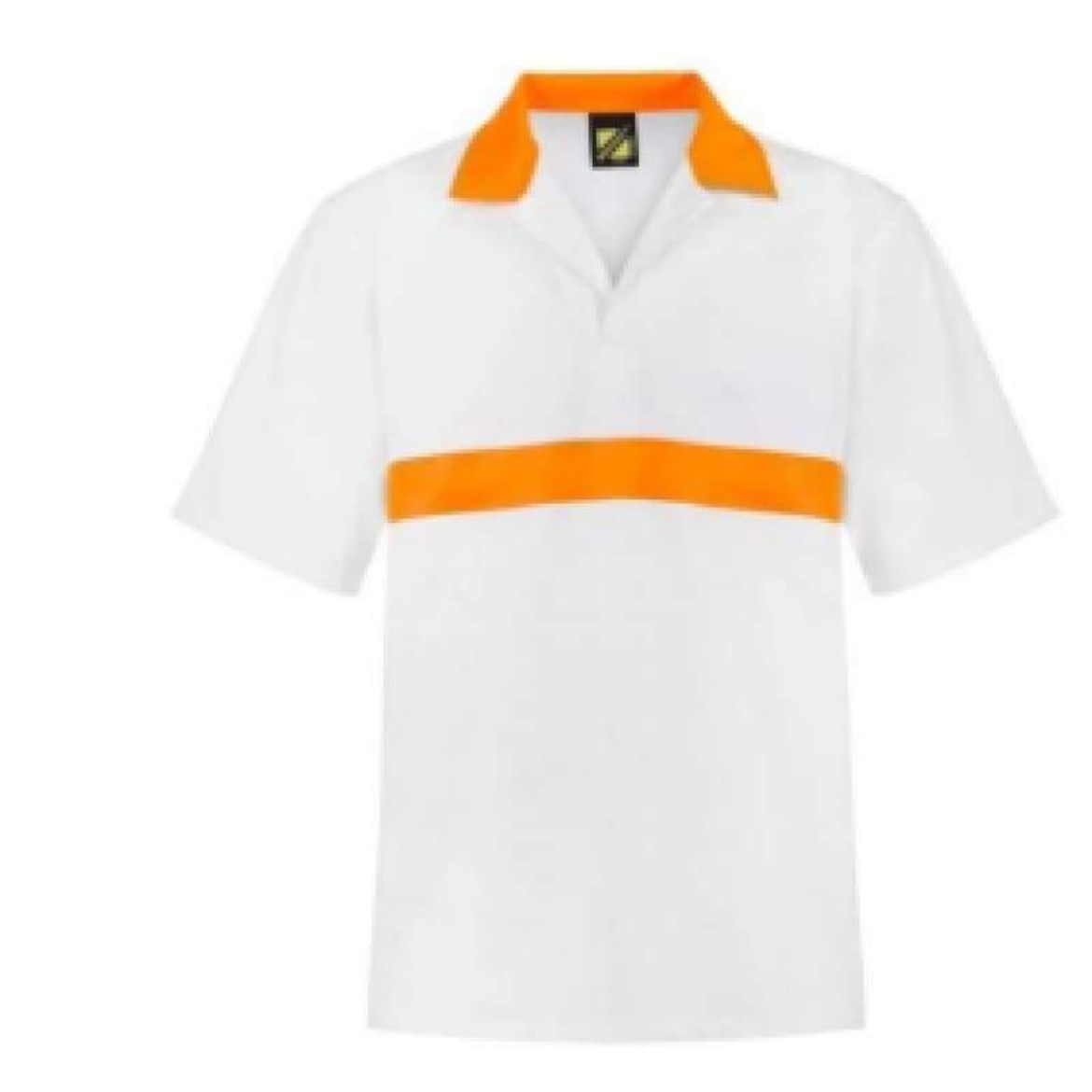 Picture of WorkCraft, Food Industry Jac Shirt, Contrast Collar and Chestband, Short Sleeve